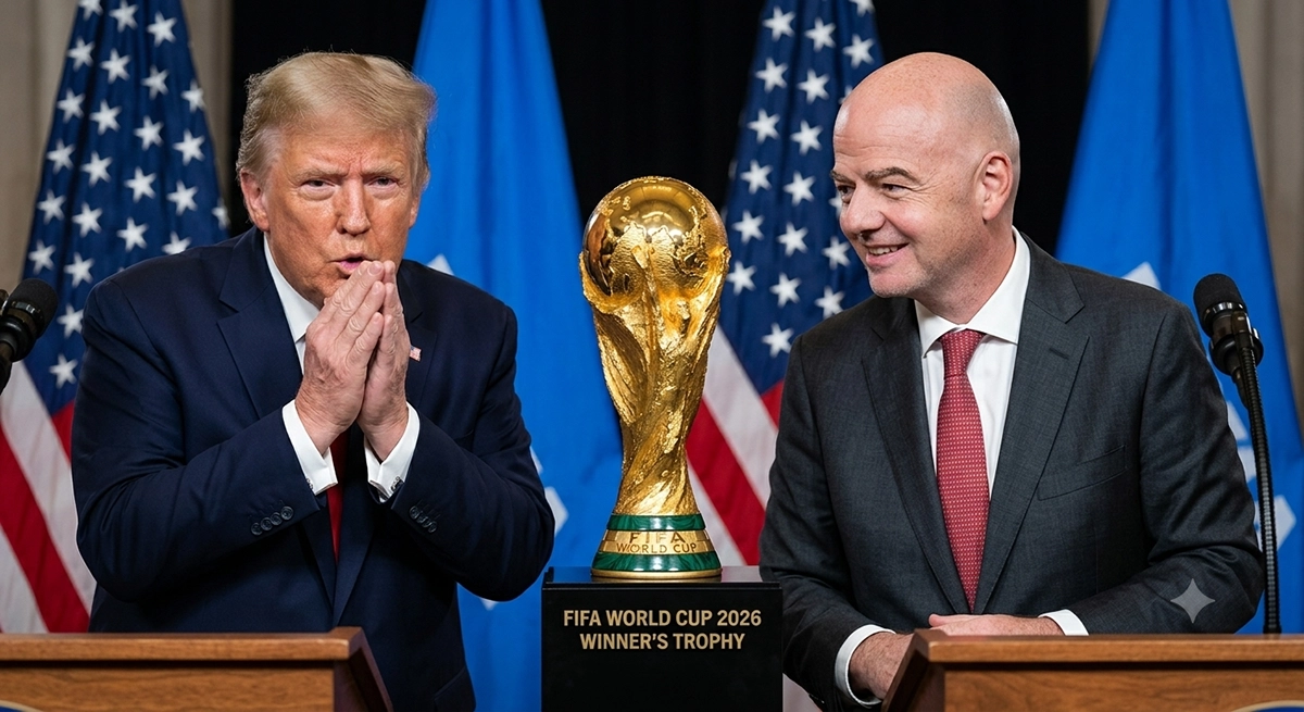Trump e Infantino