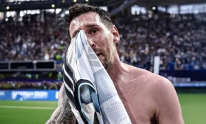 messi llorando