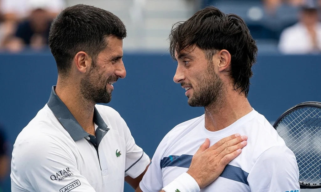Novak Djokovic y Thiago Tirante